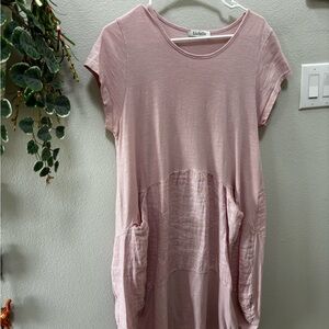 Abella Soft Pink Knit Top